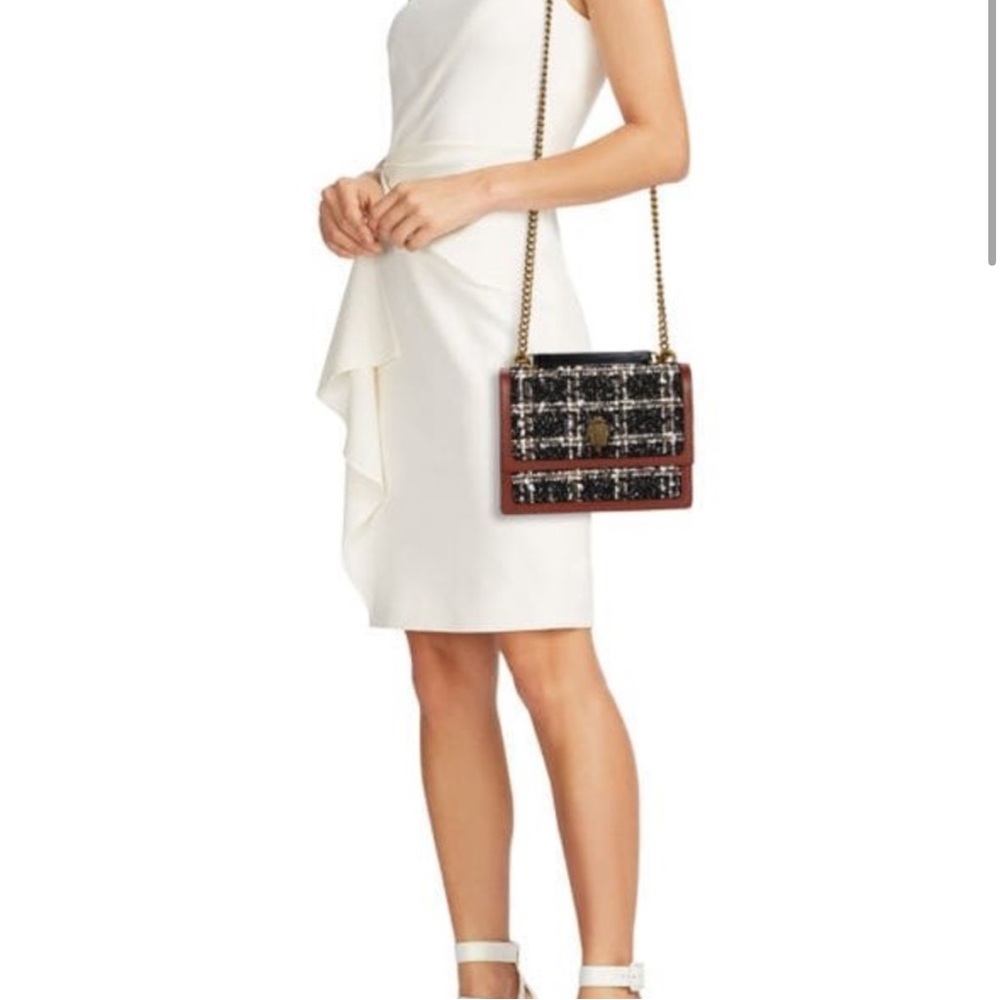 🌿 Kurt Geiger London Shoreditch Tweed & Leather Crossbody Bag 🌿 - Picture 5 of 6